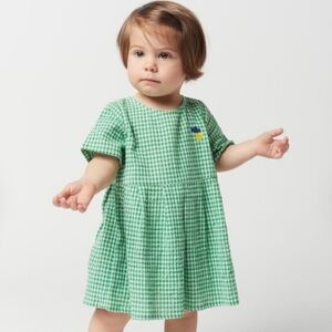 Green Gingham Toddler Dress